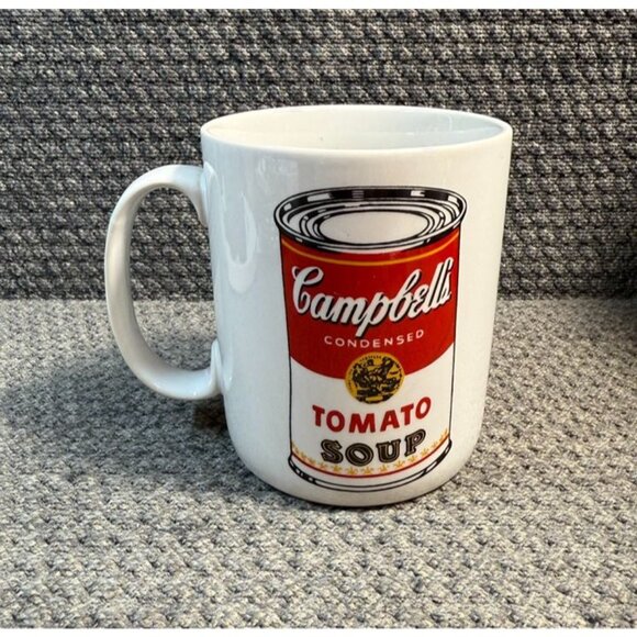 Andy Warhol Signature Campbell's Tomato Soup Coffee Mug Cup Block Pop - Picture 3 of 6